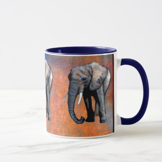 Afrikaanse olifant Wildlife-supporter Drink Mok (Rechts)
