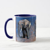 Afrikaanse olifant Wildlife-supporter Drink Mok (Links)