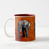 Afrikaanse olifant Wildlife-supporter Drink Mok (Links)