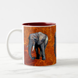 Afrikaanse olifant Wildlife-supporter Drink Mok