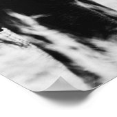 Afrikaanse olifant zwart-wit poster (Hoek)