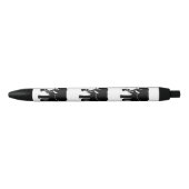 Afrikaanse olifant zwarte inkt pen (Voorkant)