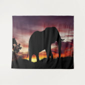 Afrikaanse olifantaarnschildpad wandkleed (Voorkant (horizontaal))