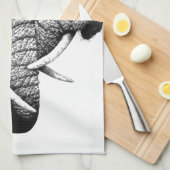 Afrikaanse olifanten Amerikaanse MoJo Kitchen Towe Theedoek (Quarter Fold)