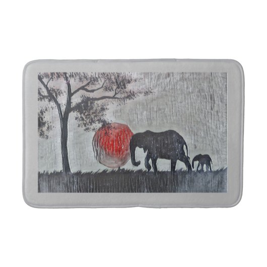 Afrikaanse olifanten Bath Mat (Voorkant)