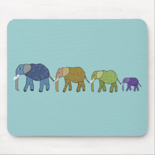 Afrikaanse olifanten Mousepad Muismat