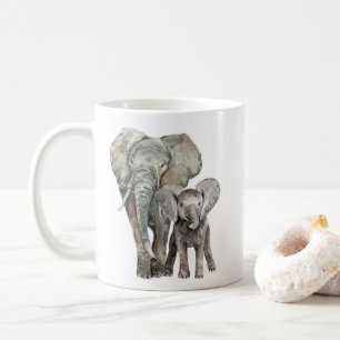 Afrikaanse olifanten wild dier koffiemok
