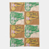 Afrikaanse olifantenhanddoek theedoek (Verticaal)