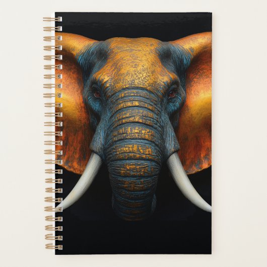 Afrikaanse olifantenkop planner (Voorkant)