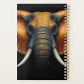 Afrikaanse olifantenkop planner (Achterkant)