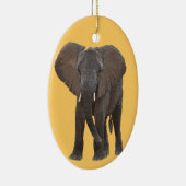 Afrikaanse olifantenornament keramisch ornament (Rechts)