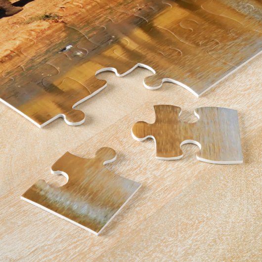 Afrikaanse olifantenpuzzel legpuzzel (Zijkant)