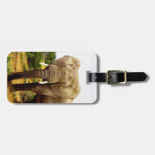 Afrikaanse olifantenstier bagagelabel (Voorkant horizontaal)