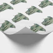 Afrikaanse olifantenwandelpapier cadeaupapier (Hoek)