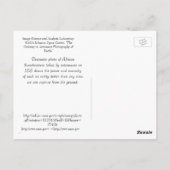 Afrikaanse onweersbui gezien vanuit ISS Briefkaart (Achterkant)