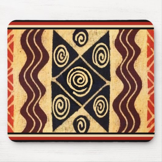 Afrikaanse Oorspronkelijke Decor Muismat (Voorkant)