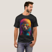 Afrikaanse Otter Pride Pop Black na Otter T-shirt (Voorkant volledig)