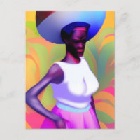 Afrikaanse oude vrouw die haar hoofd met haar vet 