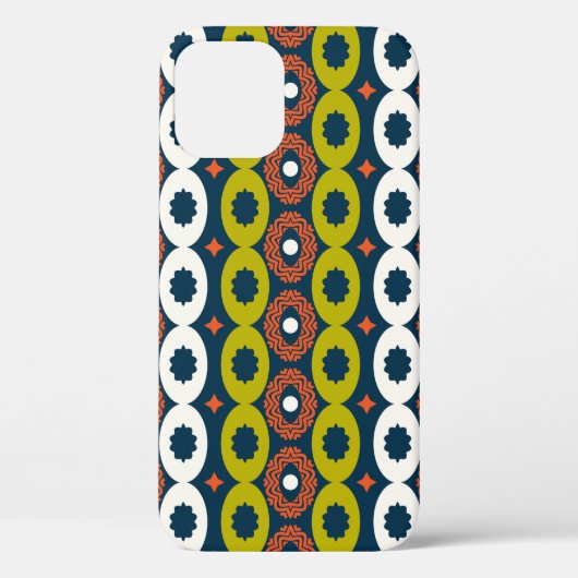 Afrikaanse ovale vormen: kleurrijke naadloos. Case-Mate iPhone case (Achterkant)