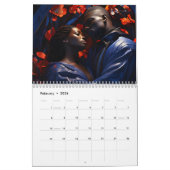 Afrikaanse paar kunst Kalender (Feb 2026)