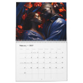 Afrikaanse paar kunst Kalender (Feb 2027)