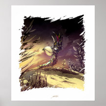 Afrikaanse papegaai in de savanne