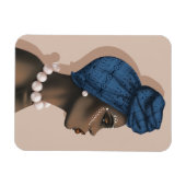 Afrikaanse parel fotomagneet magneet (Horizontaal)