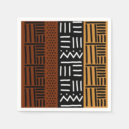 Afrikaanse partij, bruiloft servetten (Voorkant)