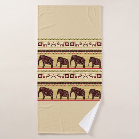 Afrikaanse patchwork badhanddoek (Badhanddoek)