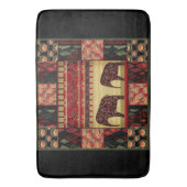 Afrikaanse patchwork badmat (Voorkant Verticaal)