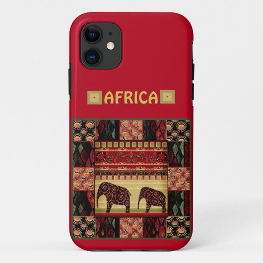 Afrikaanse patchwork Case-Mate iPhone case (Achterkant)