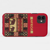 Afrikaanse patchwork Case-Mate iPhone case (Achterkant (horizontaal))