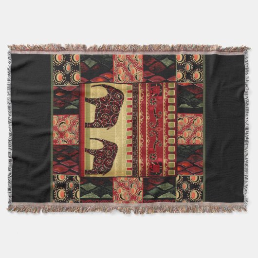 Afrikaanse patchwork deken (Voorkant)