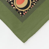 Afrikaanse patchwork-deken fleece deken (Hoek)