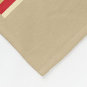 Afrikaanse patchwork fleece deken (Hoek)