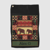 Afrikaanse patchwork golfhanddoek (Voorkant)