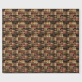 Afrikaanse patchwork: Grunge print achtergrond Cadeaupapier (Vlak)