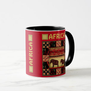 Afrikaanse patchwork mok