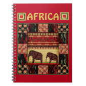 Afrikaanse patchwork notitieboek (Voorkant)