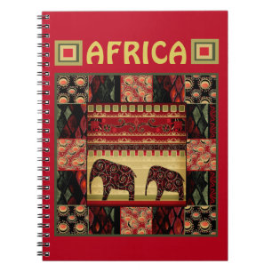 Afrikaanse patchwork notitieboek