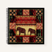 Afrikaanse patchwork notitieboek (Voorkant)