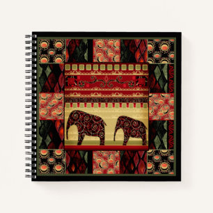 Afrikaanse patchwork notitieboek
