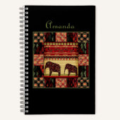 Afrikaanse patchwork notitieboek (Voorkant)