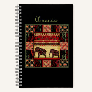 Afrikaanse patchwork notitieboek