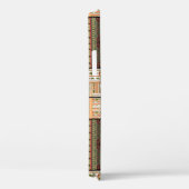 Afrikaanse Patchwork Olifanten: Ornamentale textuu Case-Mate iPhone Case (Achterkant / Rechts)