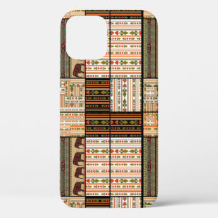 Afrikaanse Patchwork Olifanten: Ornamentale textuu Case-Mate iPhone Case