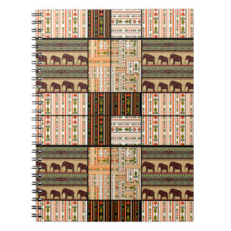 Afrikaanse Patchwork Olifanten: Ornamentale textuu Notitieboek