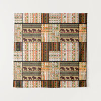 Afrikaanse Patchwork Olifanten: Ornamentale textuu