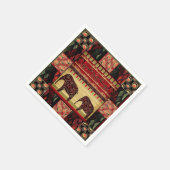 Afrikaanse patchwork servet (Hoek)