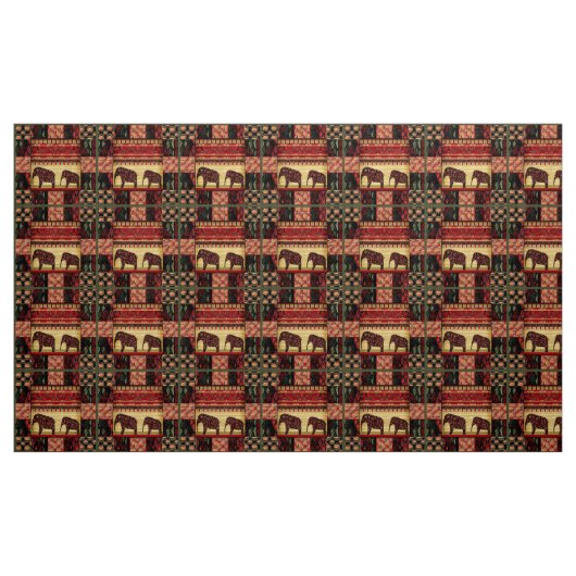 Afrikaanse patchwork stof (Yard (91,4 cm))